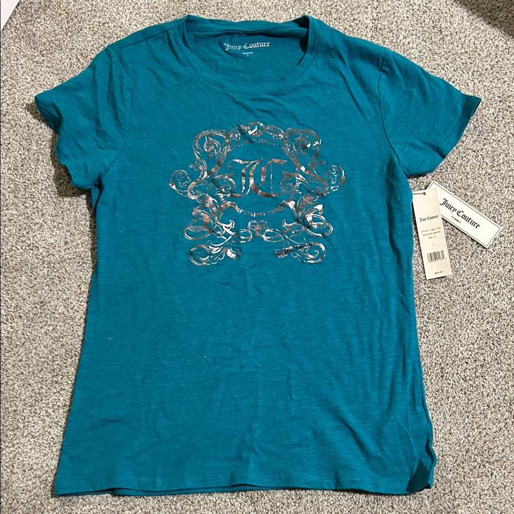 Juicy Couture Blue Graphic Tee